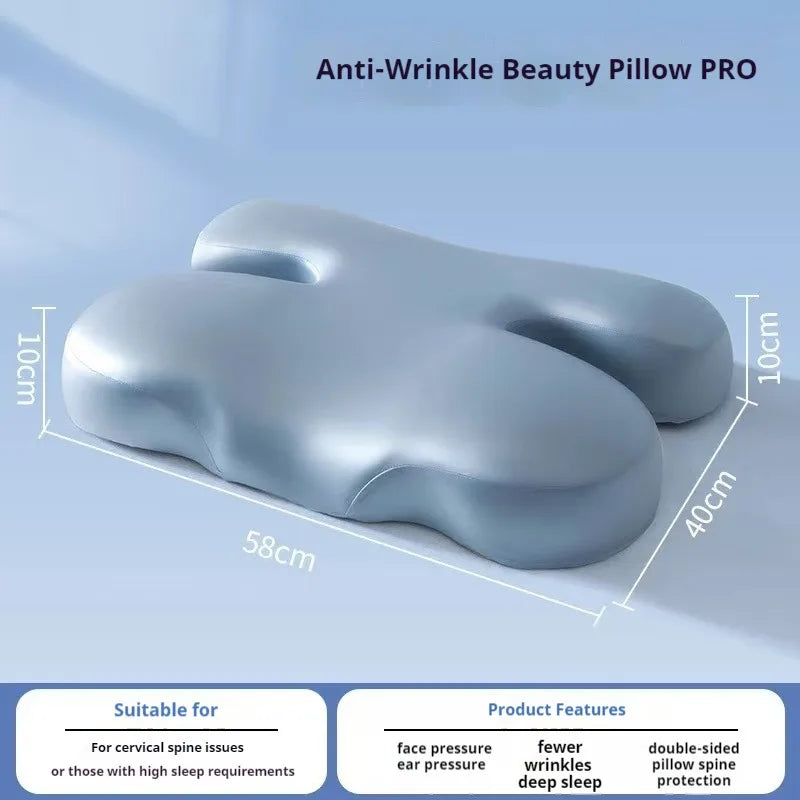 Orthopedic H Shape Nursing Cervical Beauty Pillow Memory Foam Filling Anti Aging Anti Wrinkle Pillow
