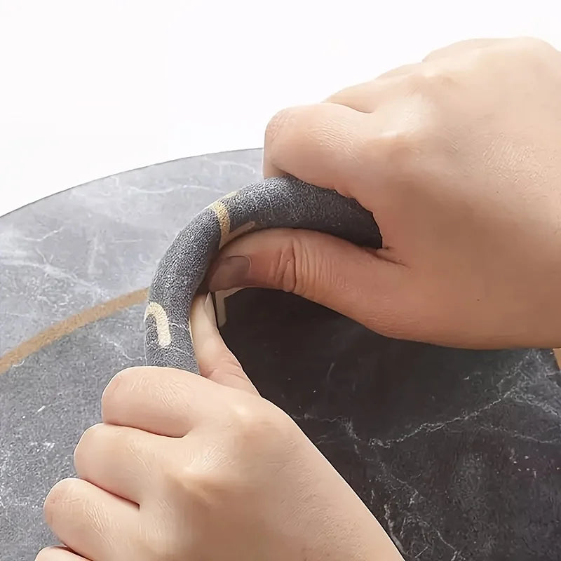 Solid color diatom mud kitchen long strip carpet home non-slip foot mat restaurant absorbent mat bathroom mat door mat