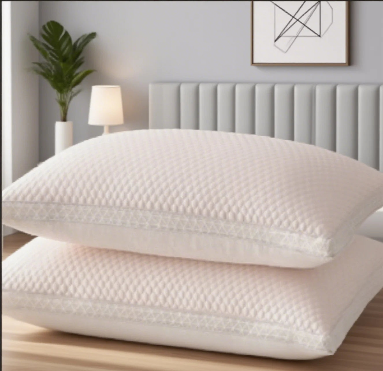 A pillow that can flexibly fit the curves of the neck and head in different sleeping positions to provide head support