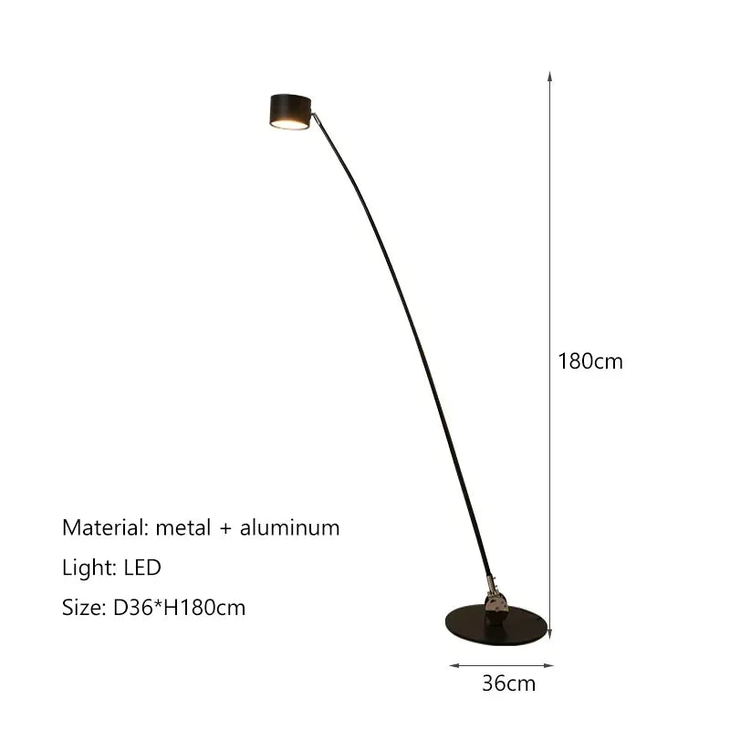 Davide Groppi Sampei Led Floor light Long Pole Spot Floor light for Living Room Sofa edside Art Decor Corner Standing Lamp