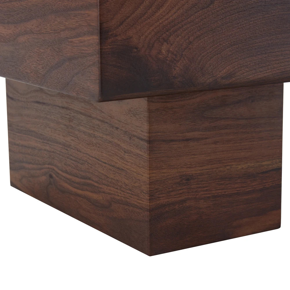 Modern Light Wood Coffee Table – Simple Rectangular Tea & Sofa Table