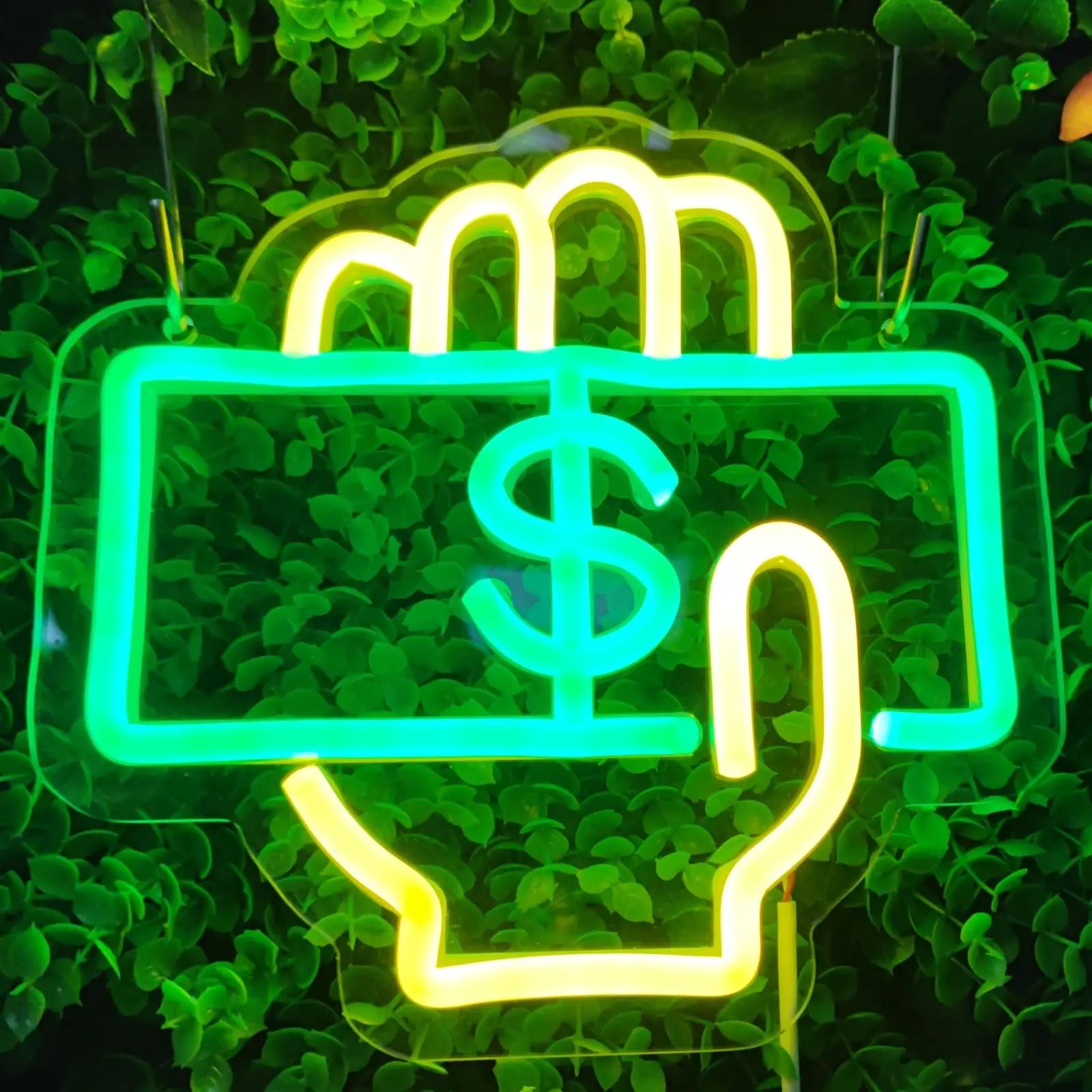 Money Neon Sign LED Neon light for Supermarkets Bar Coffee Shop Game Room Restaurant Room wall decoration light