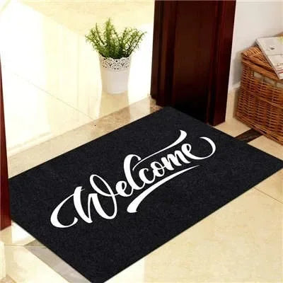 Welcome Home Floor Mat Decoration Carpet Non-slip Easy Clean Kitchen Area Rug Living Room House Office Washable Welcome Doormats