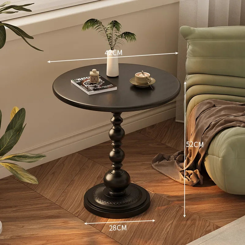 Minimalist Round Side Table Metal Vintage Luxury Modern Small Side Table Living Room Design Mesa Centro Salon Furniture for Home