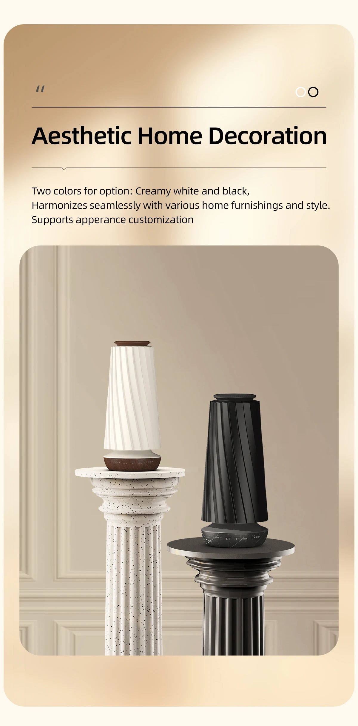 Smart Bluetooth Scent Diffuser with Night Light Air Freshener Aroma Machine for Home Hotel Office Automatic Aroma Diffuser