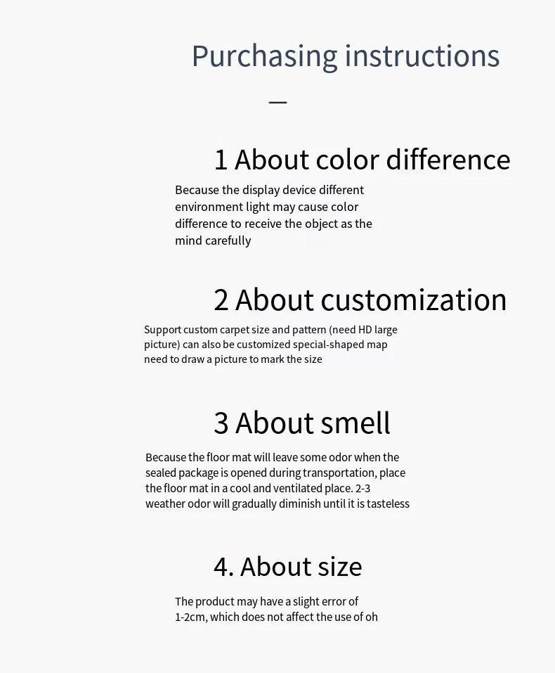 VIKAMA Imitation Cashmere Carpet Anisotropic Passable Cat Non-slip Wear-resistant Stain-Resistant Washable Children's Room rugs