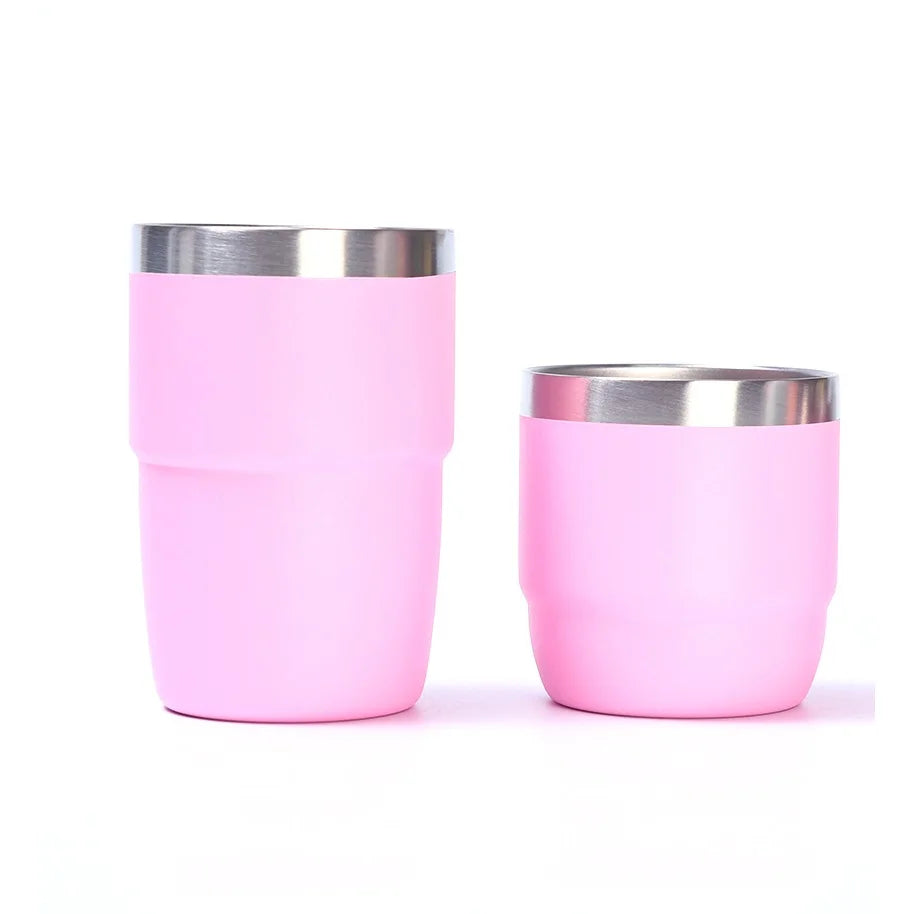 Creative Double-Wall Coffee Cup – 6oz / 8oz Vacuum Flask Tea Cup