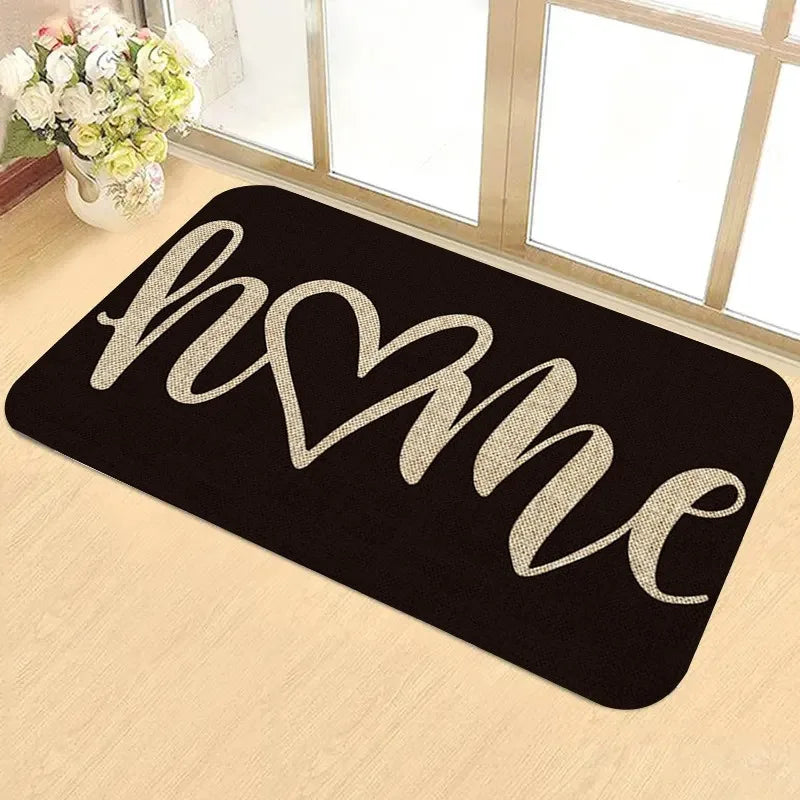 Love Floor Mats Non-slip Floor Mats Suitable for Living Rooms  Bedrooms  Entrances and Other Places