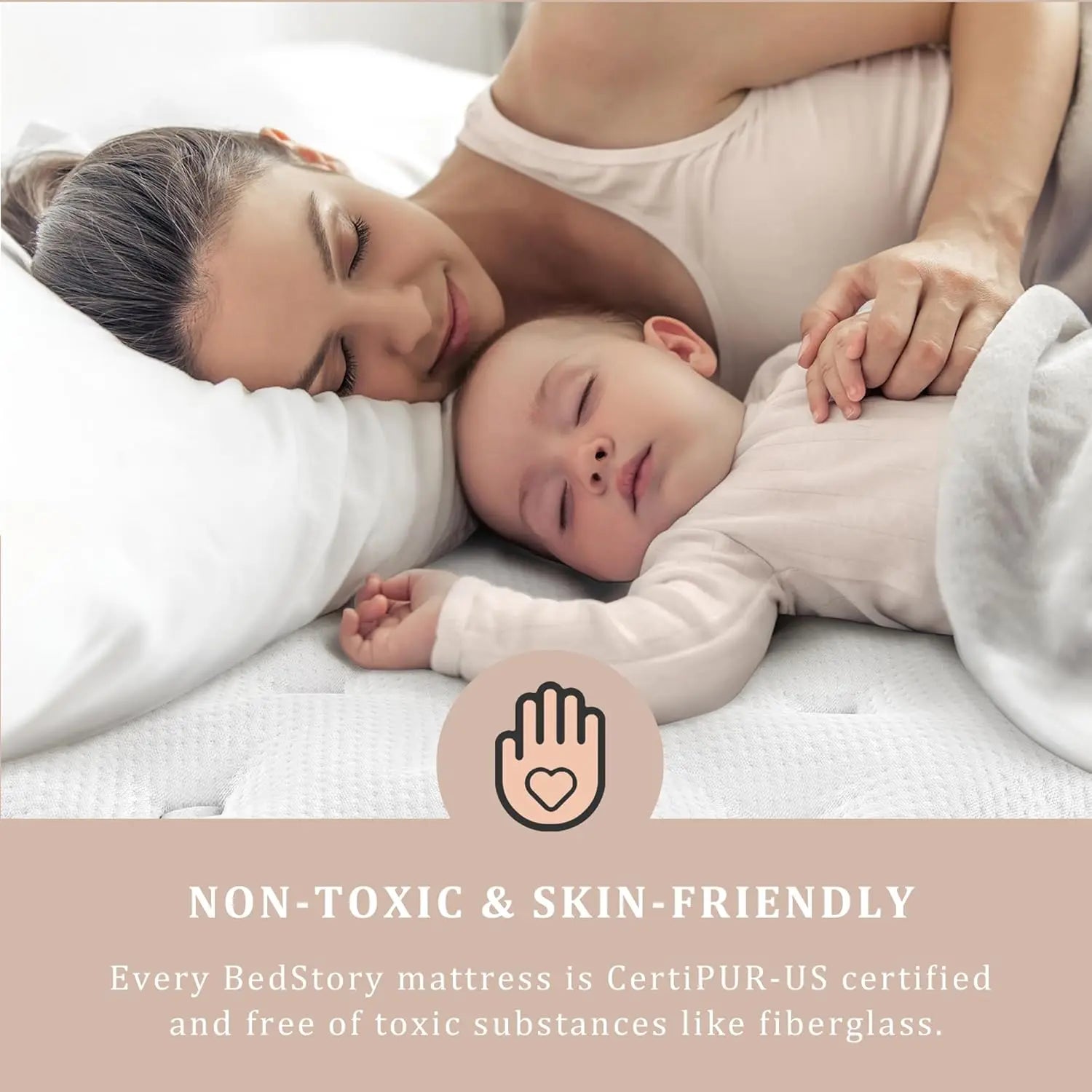 Firm Queen Mattress 14 inch Pain-Relieving Hybrid Mattress for Extra Lumbar Hip Support 365-Night Trial No Sagging Bed in a Box