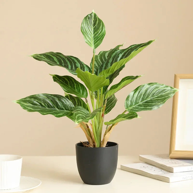 High-end Latex Artificial Potted Plant Green Ivy for Home Room Decoration Fake Plants Bonsai Wedding Party Event Garden Decor