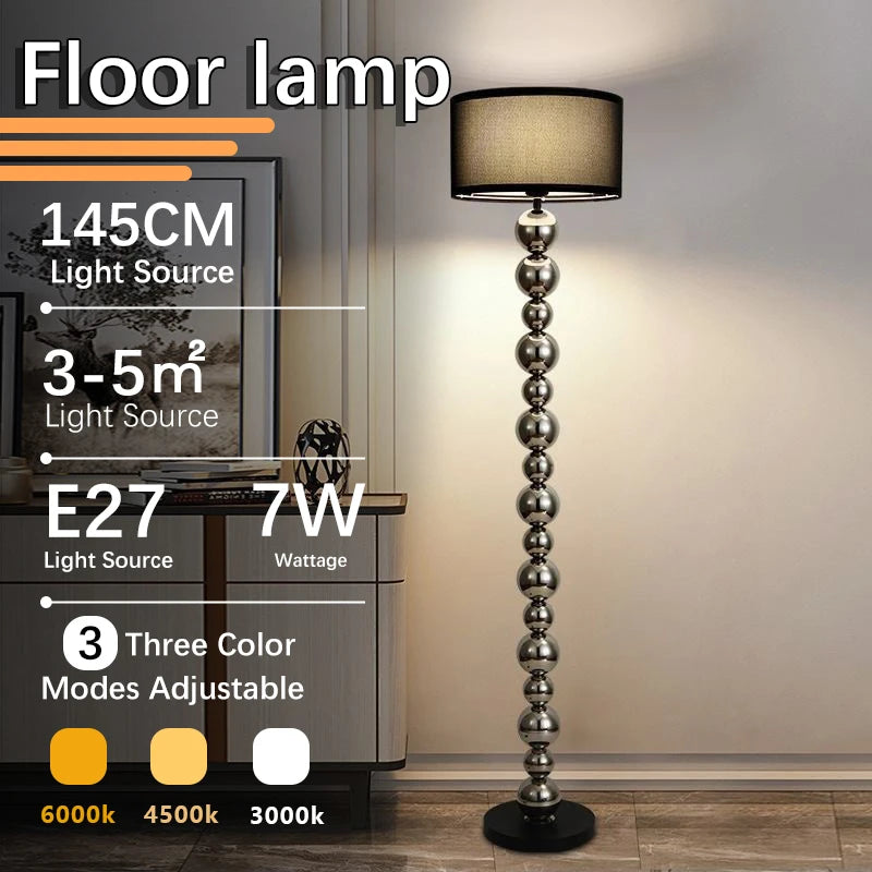 Dimmable LED Floor Lamp DIY Ambient Light - High-Value Living Room Bedroom Decor