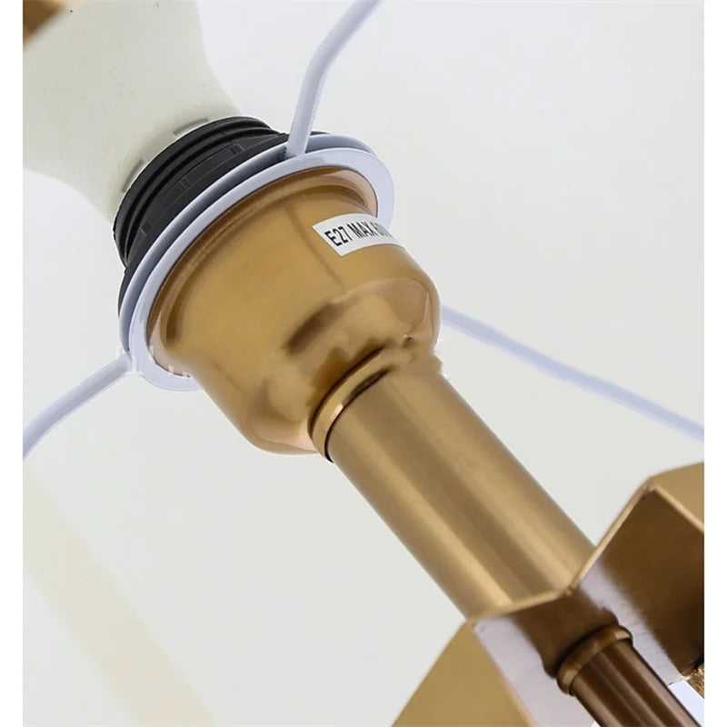 SOFEINA Modern Table Lamps Bedside Luxury Design Golden Desk Lights Home E27 Decorative For Foyer Living Room Office Bedroom