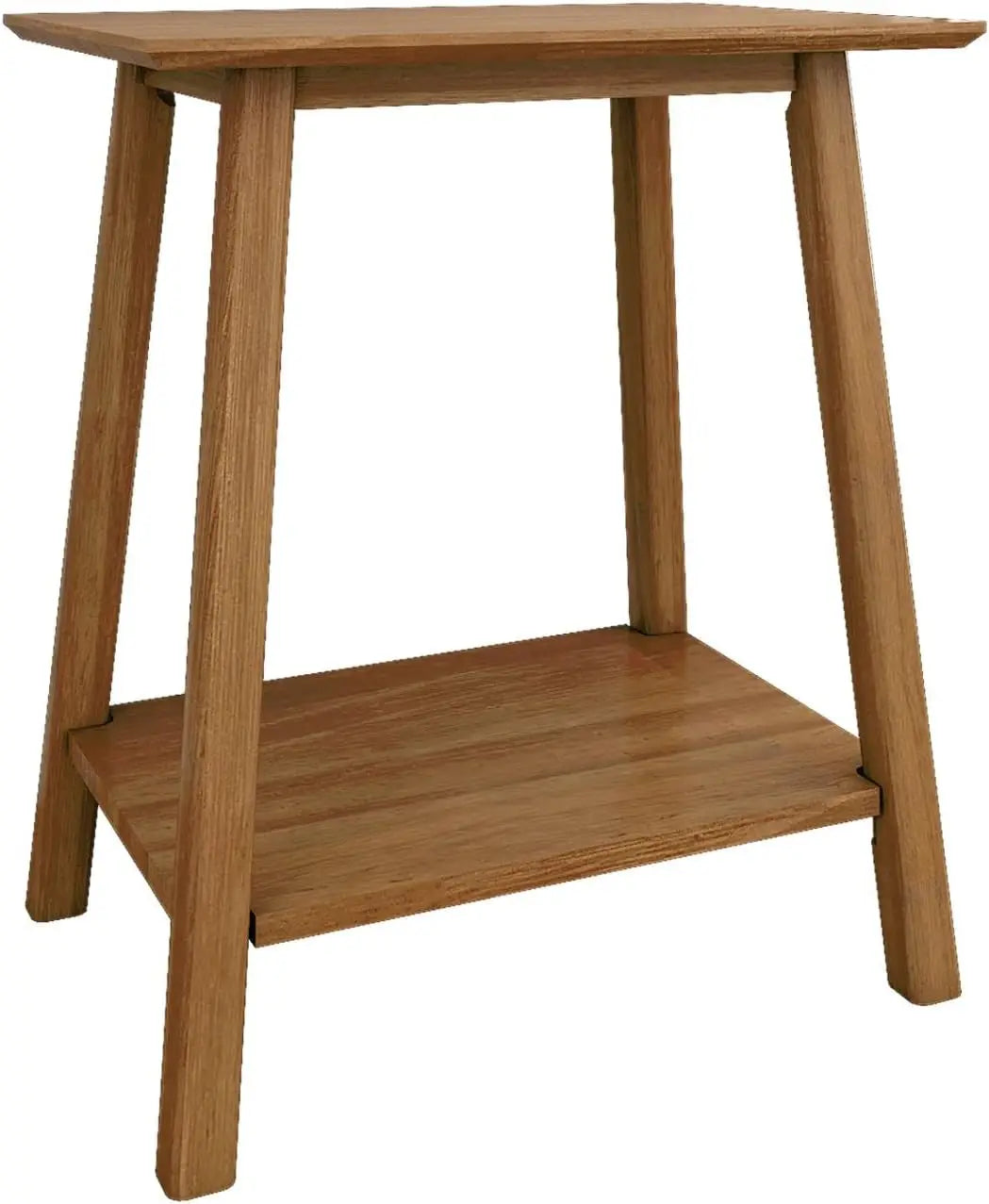 Wooden Side Table with Storage, Mid Century Modern End Tables for Living Room, Small Solid Wood Nightstand, Bedside Tables, Bedr