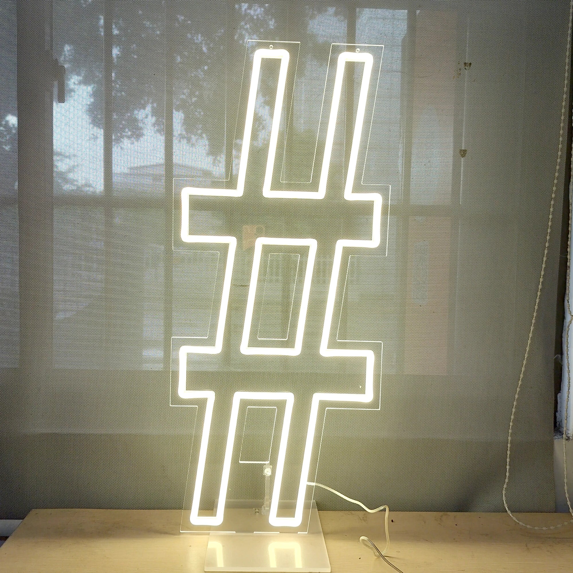 76cm Large Light up Letter Sign 26 Alphabet Stand up Lighting for Wedding Birthday Party Home Bar Decor