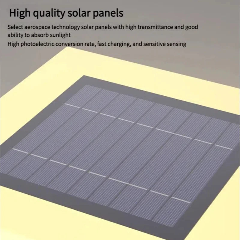 Modern Solar Outdoor Waterproof Decorations Door Post Atmosphere Light Yard Patio Pathway Courtyard Square Wall Pillar Light