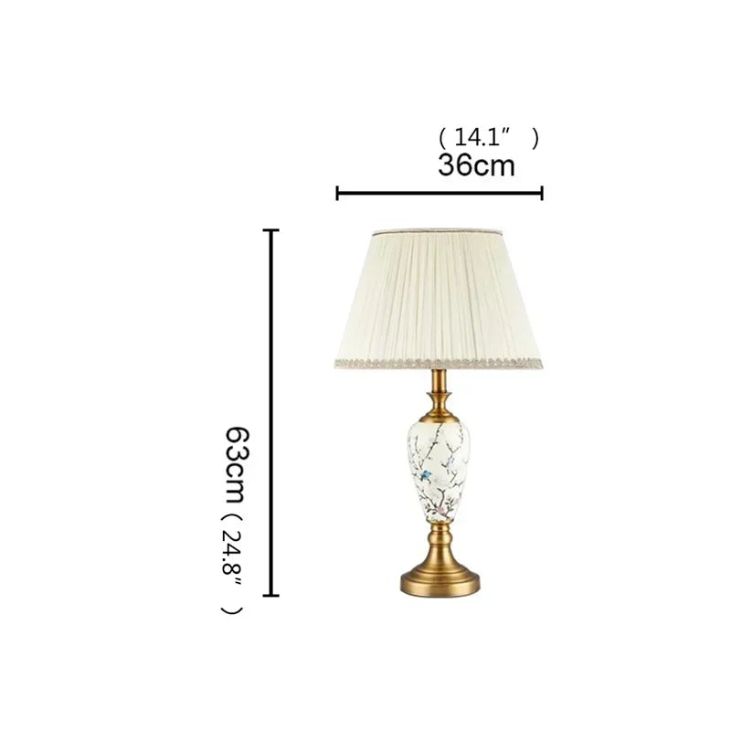 CEDRIC Table Lamps Desk Lighting Contemporary Ceramic LED for Home Office Creative Hotel Decoration