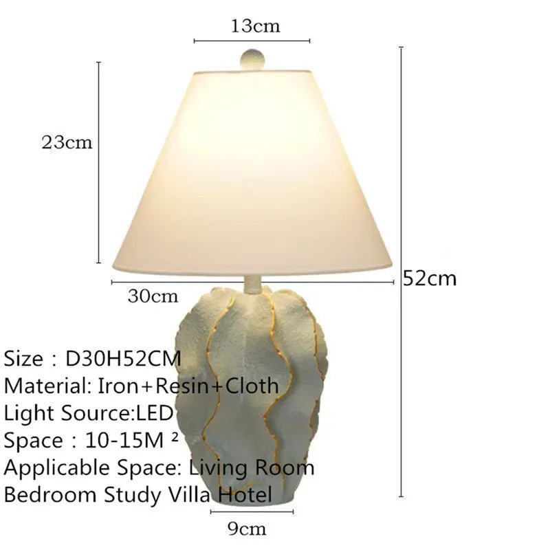 Contemporary Luxury Table Lamp LED Personality Creativity Living Room Bedroom Study Villa Hotel Bedside Household Desk Light