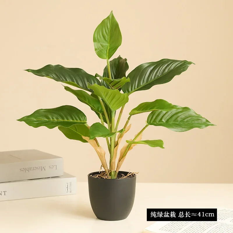 High-end Latex Artificial Potted Plant Green Ivy for Home Room Decoration Fake Plants Bonsai Wedding Party Event Garden Decor