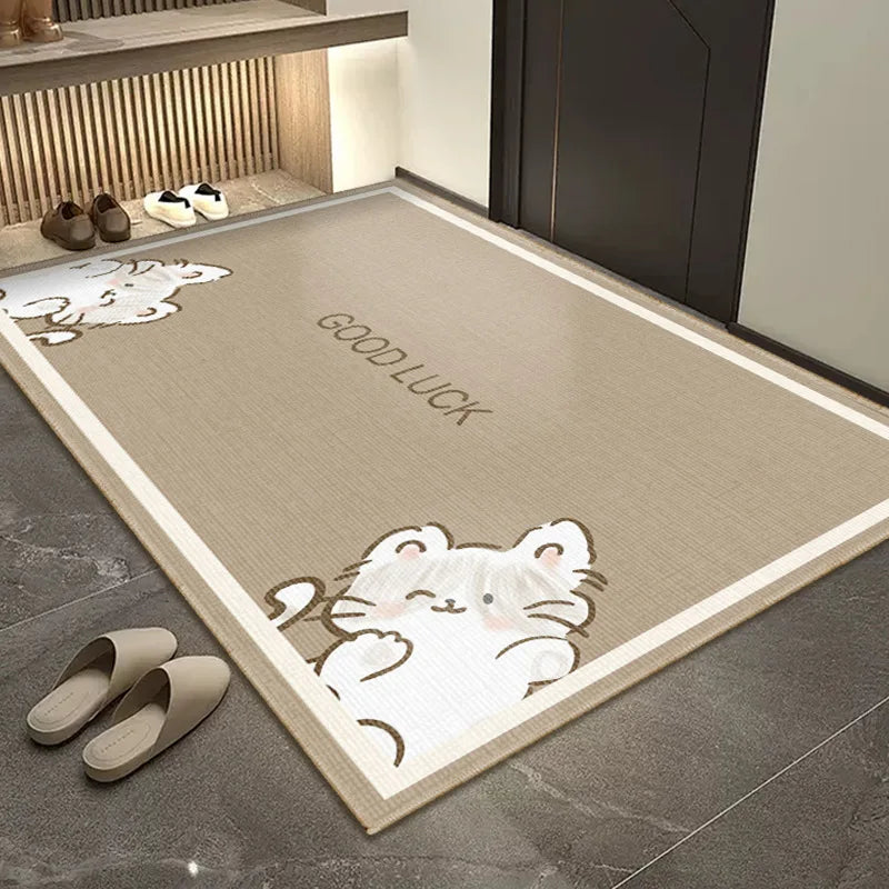 Turkish Persian Bohemian-Style Small Rug — Living Room Sofa, Kids' Play Area, and Entryway Non-Slip Mat, Decorative Rug