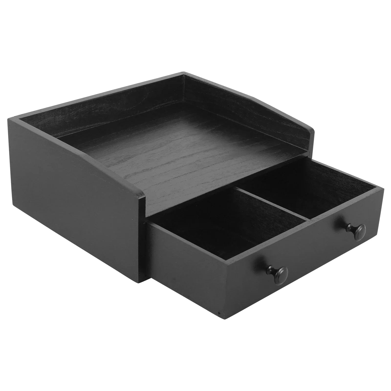 Wooden Coffee Machine Base Drawer – Tea Bag & Capsule Storage Organizer