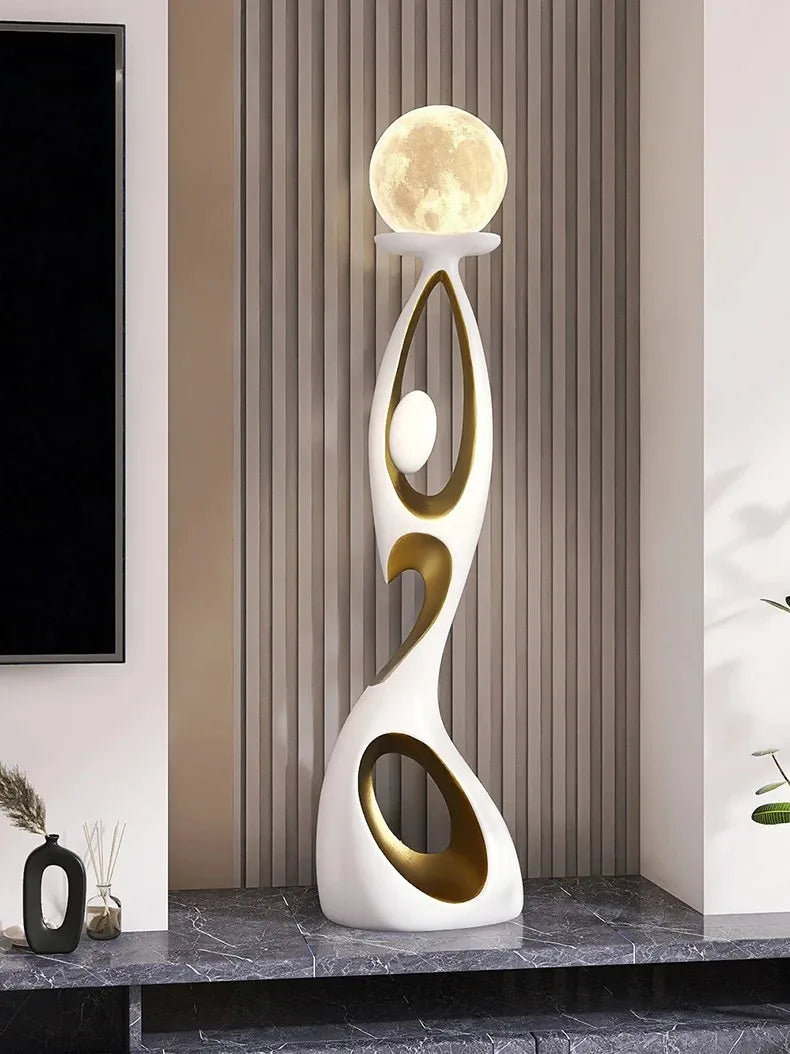 Luxury-simplified floor lamp, living room lamp, bedroom lamp, villa study floor lamp