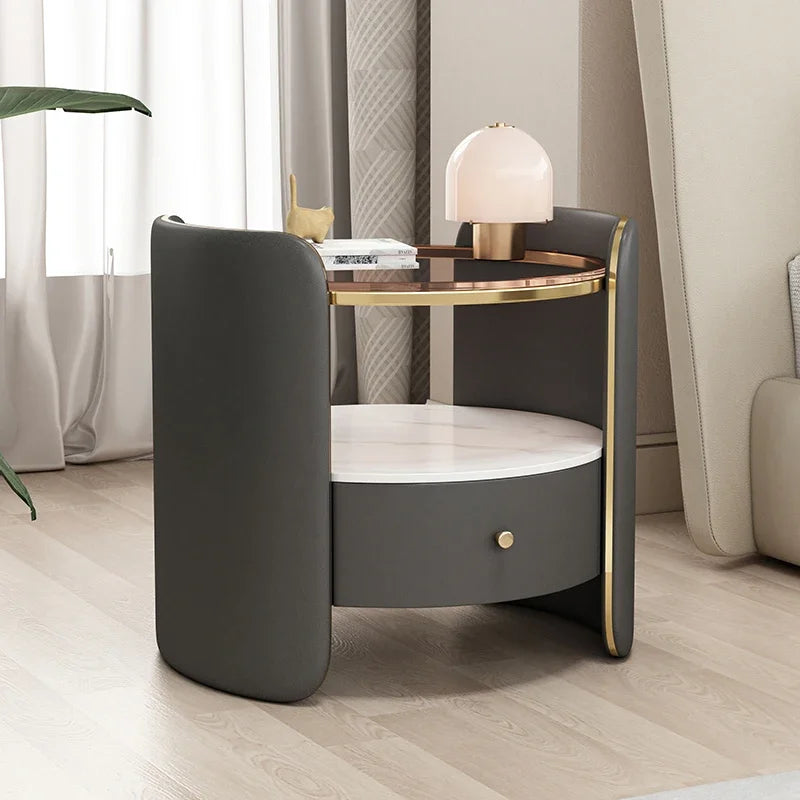 Reative Beauty Night Table Exquisite Trendy Elegant Storage Nightstand With Drawers Comodini Camera Letto Bedroom Furniture