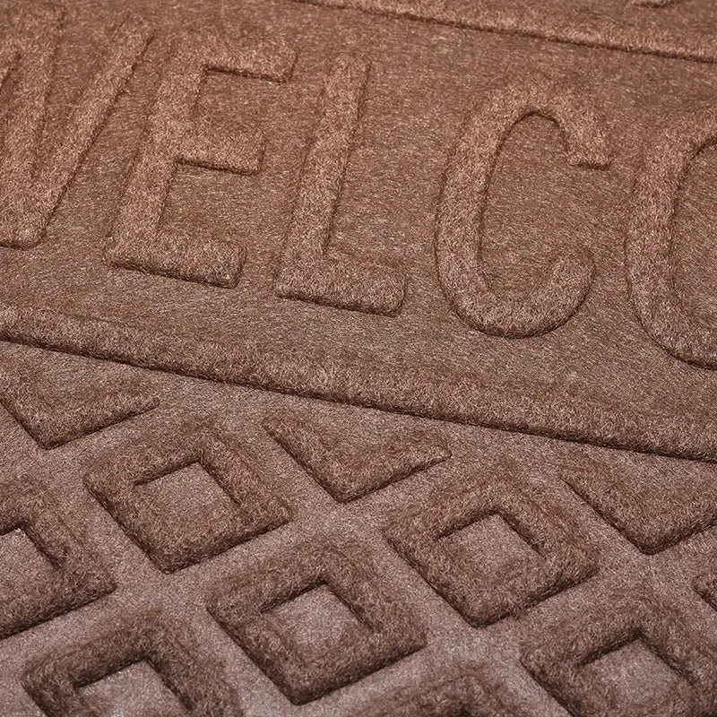 Heavy Duty Rubber Welcome Mat – Anti-Slip Dust-Proof Entrance Door Mat, Durable Washable Floor Mat