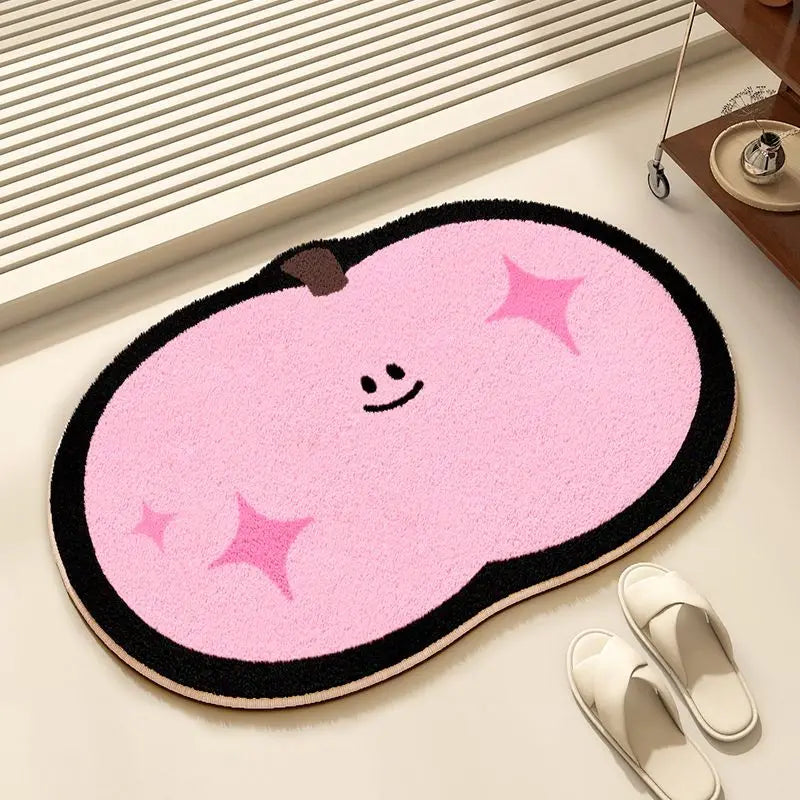 Floor Bath Waterproof Anti-Slip Bedside Rug For Bedroom, Winter Protection Home Decoration For Autumn And Winter