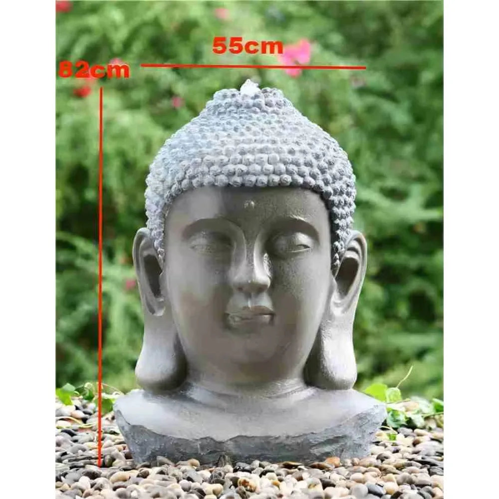 Waterfall Buddha Spring Indoor Water Waterfall Fountain Statue Sculpture Garden Resin Decoration
