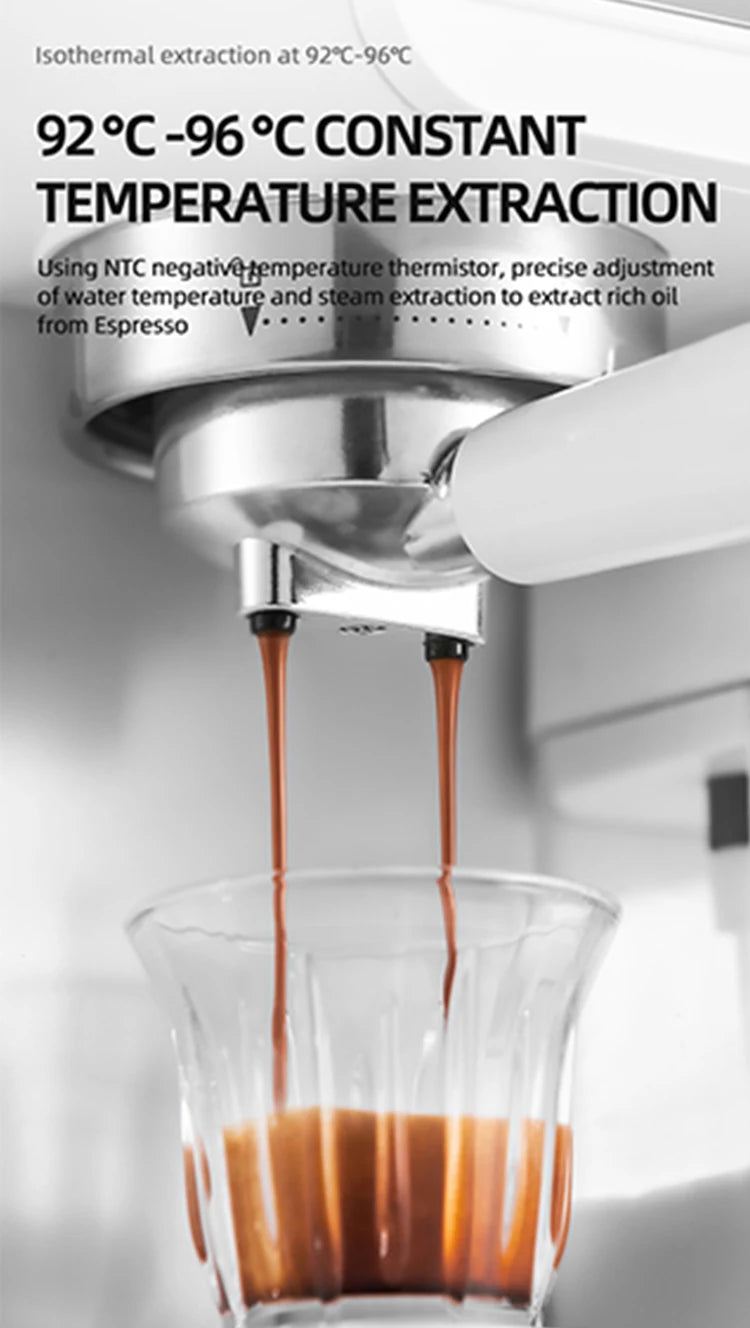 Italian High-Pressure Espresso Machine – Automatic Milk Frothing with Intelligent Color Screen