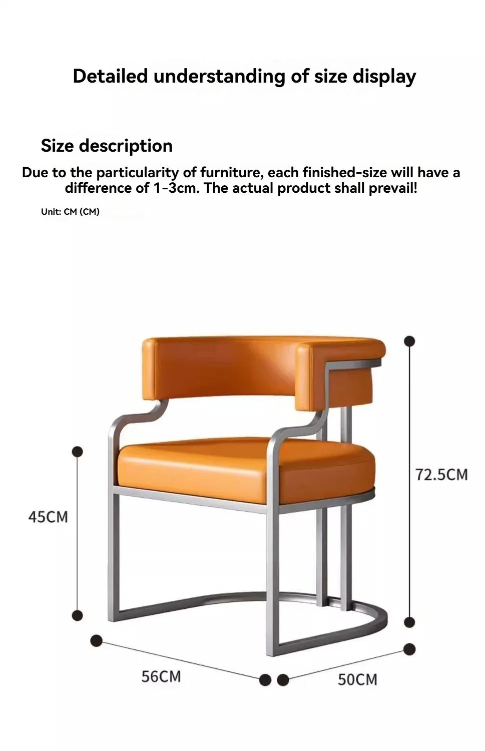 Luxury Modern Leisure Accent Chair – Simple Upholstered Lounge Chair