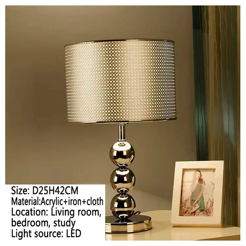 RONIN Nordic Modern Table Lamp Luxurious Living Room Bedroom Study LED Originality Bedside Desk Light