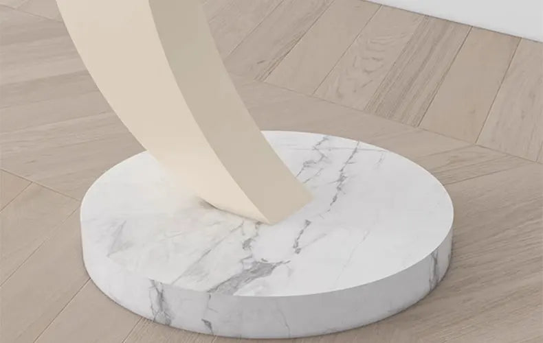 LED Tea Table Floor Lamp Living Room Decoration Bedroom Bedside Lighting Modern Marble Stand Light Black Beige E27