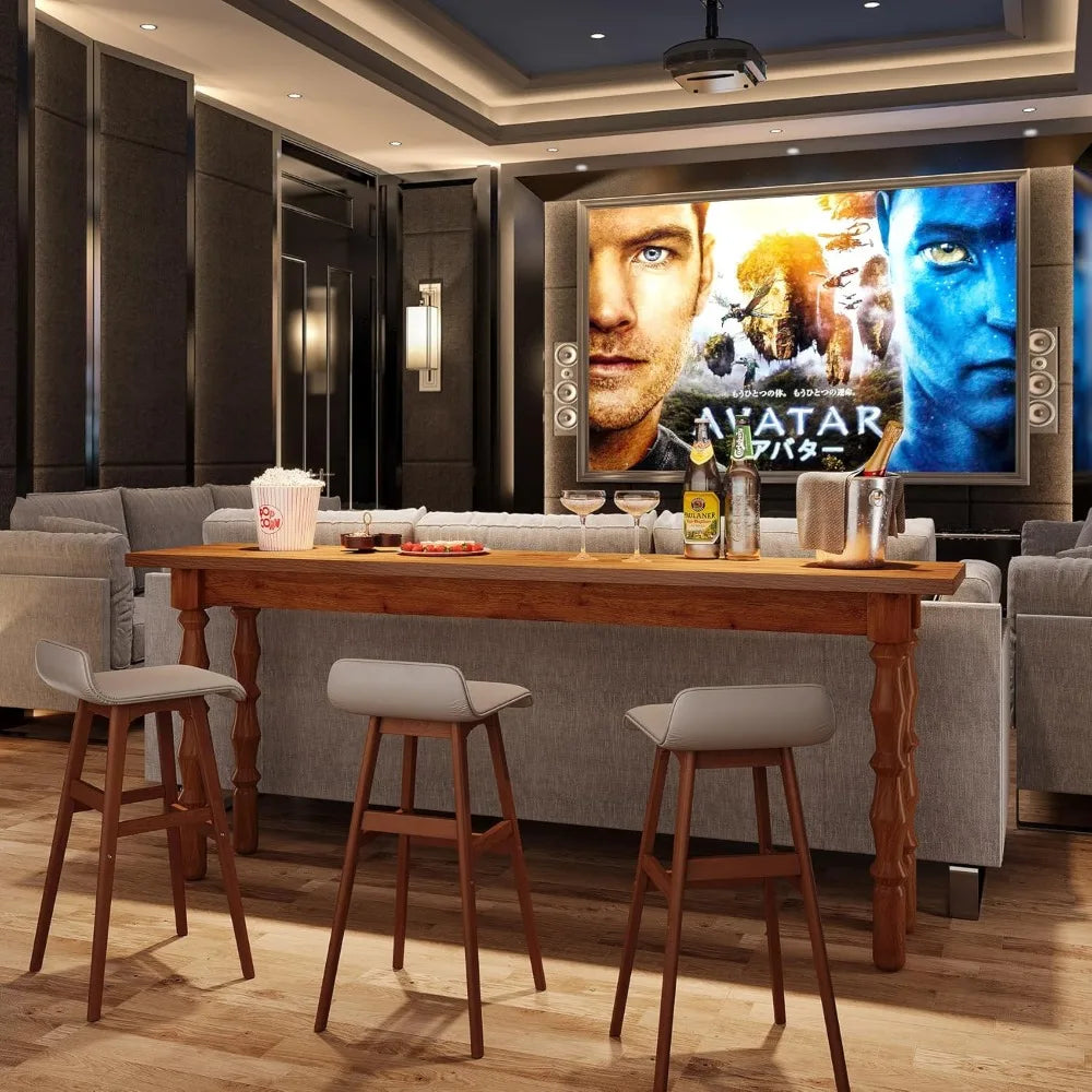 70.9-Inch Extra Long Console Table for Entryway, Narrow Sofa Table Behind Couch with Solid Wood Legs, Entry Accent Table