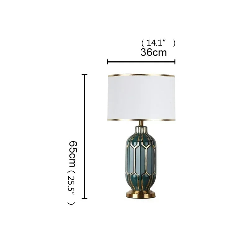 CEDRIC Table Lamps Desk Lighting Contemporary Ceramic LED for Home Office Creative Hotel Decoration