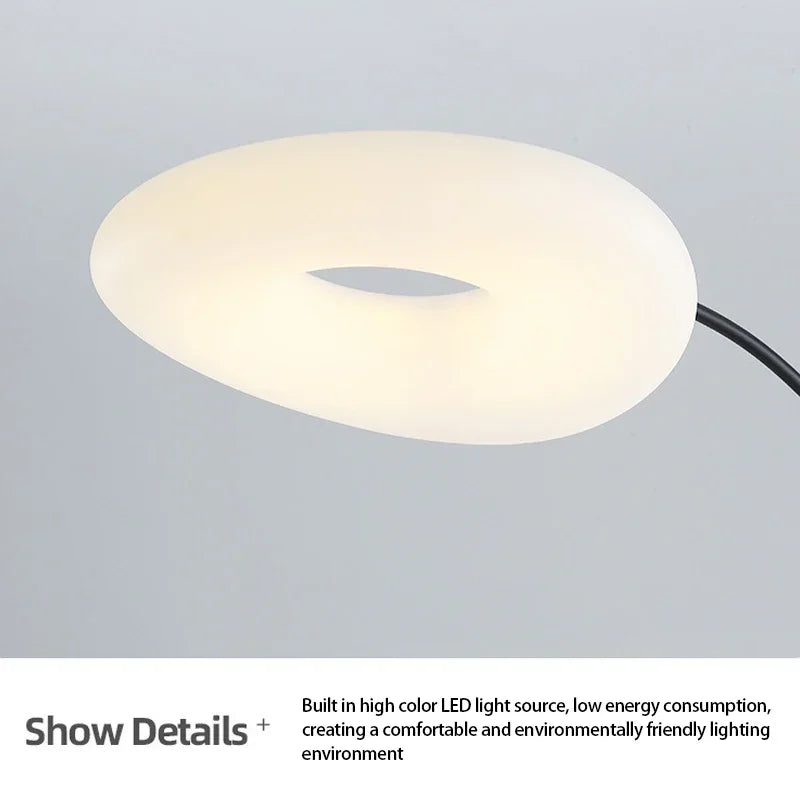 RONIN Fishing Floor Lamp Nordic Modern Family Living Room Beside The Sofa Creative LED Decorative Standing Light