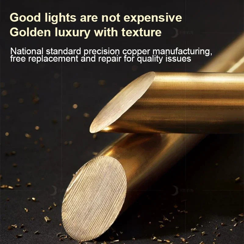 American Modern Brass Gold Desk Lamp LED Creative Retro Luxury Bedroom Bedside Glass Lamp Pure Copper Home Decoration Desk Lamp