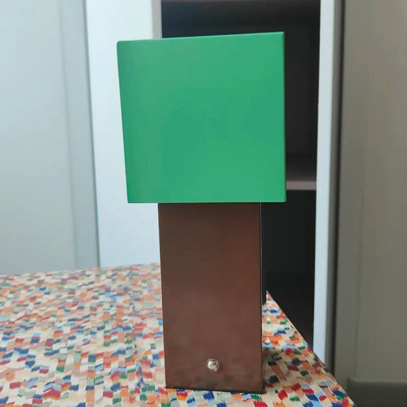 New Blue Chrome Green Brown Metal Table Light Dimmable For Bedroom Parlor Shop Desk LED Lamp EU AU US Adapter Plug