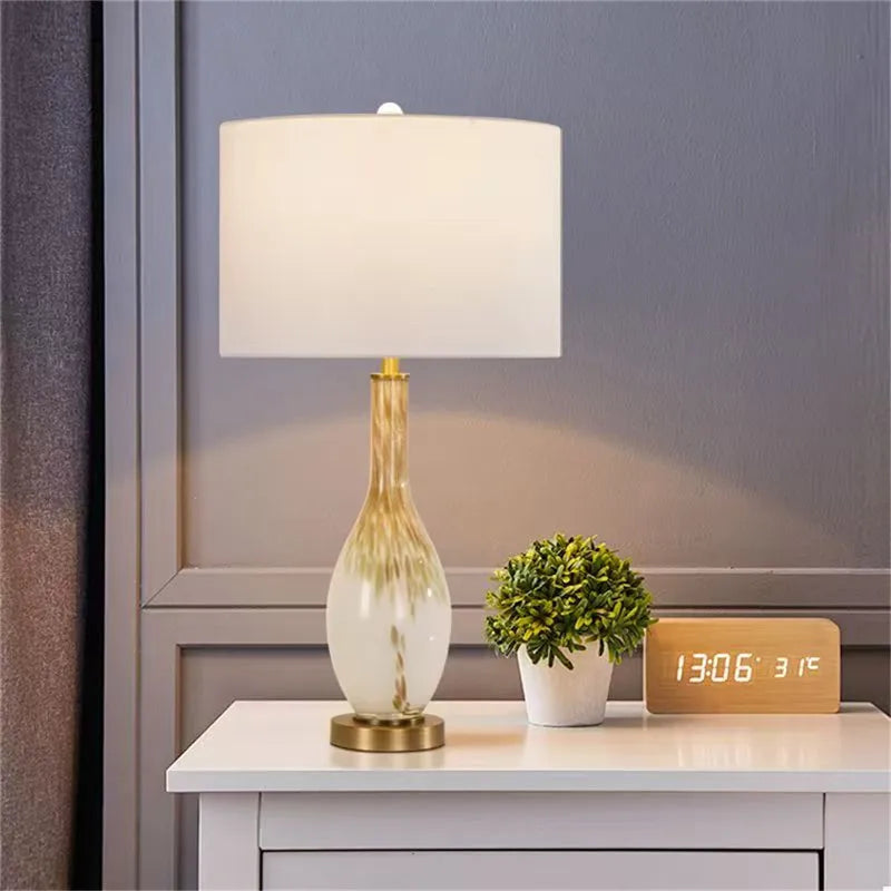 Contemporary Luxury Table Lamp LED Personality Creativity Living Room Bedroom Study Villa Hotel Bedside Household Desk Light