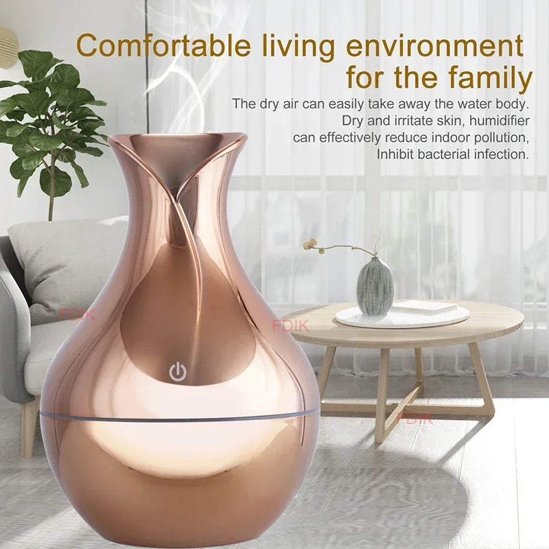 130ML Ultrasonic Air Home Humidifier Mini Mist Maker Aroma Diffuser USB Aroma Essential Oil Diffuser For home office