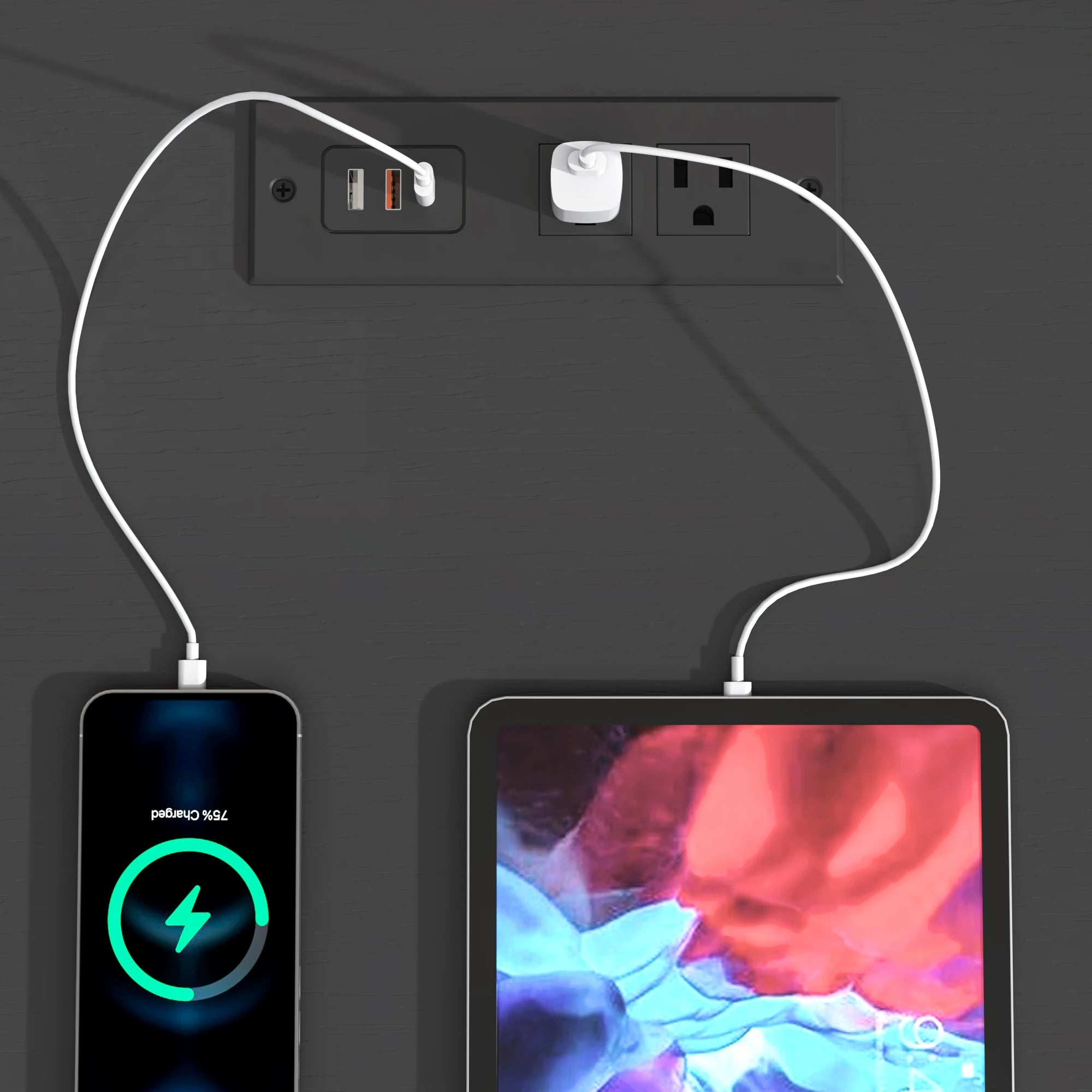 9 Drawer Dresser for Bedroom, 63" Modern Large Wood Chest of Drawers with Charging Station Handle Free, Storage Organizer Closet