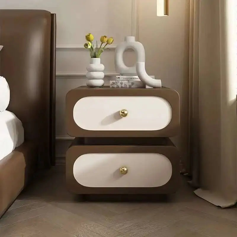 White Nightstands Modern Organizers Wood Drawers Narrow Nightstands Center Simple Table De Italian Chevet Bedroom Furnitures