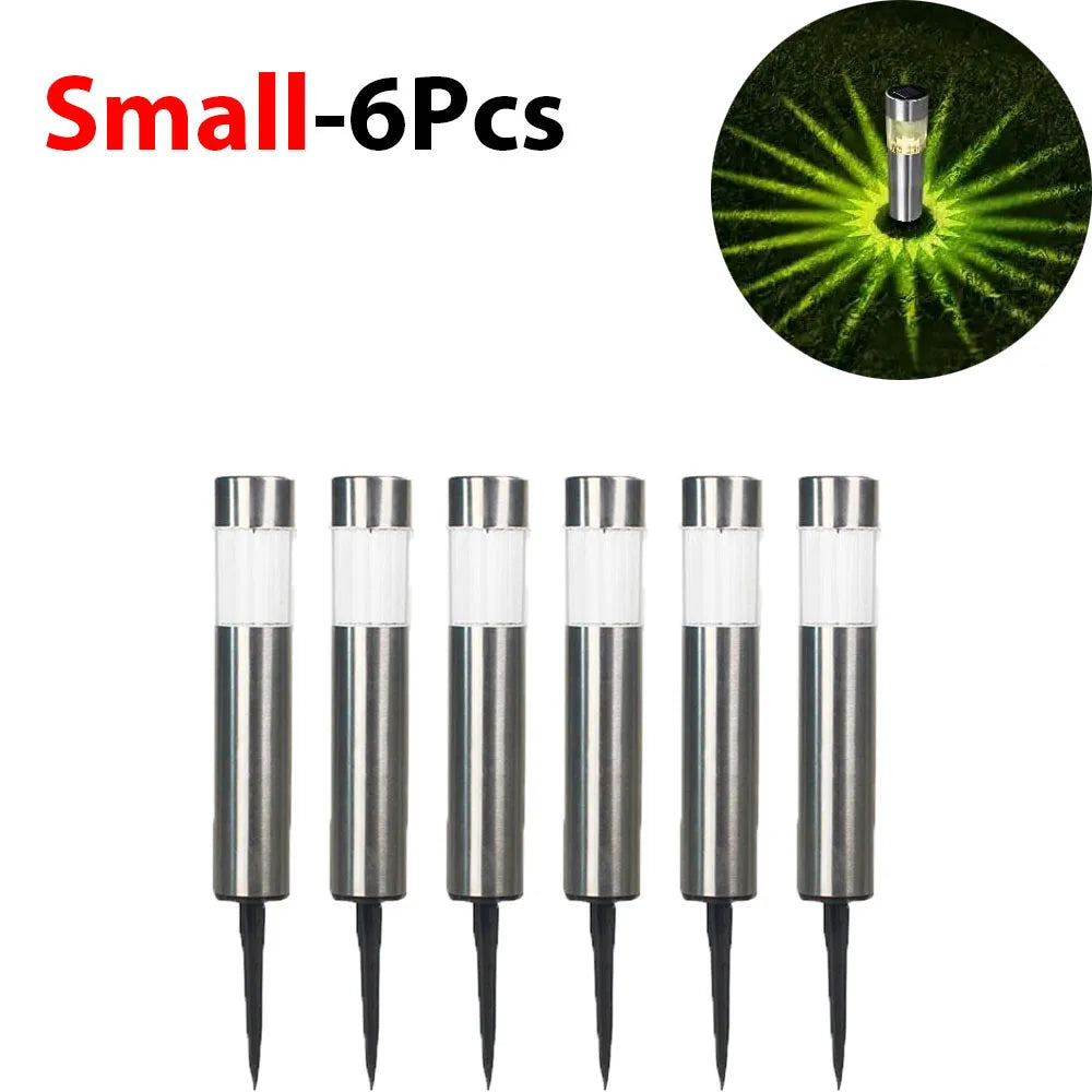 Solar Garden Pathway Lights – Outdoor LED Ground Lights (Pack Options)