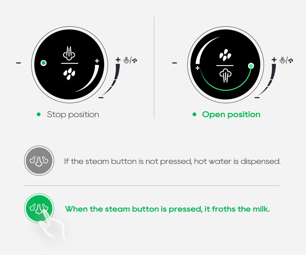 HiBREW 20 Bar Semi-Automatic Espresso Machine – Hot & Cold Cappuccino Maker (H10B)