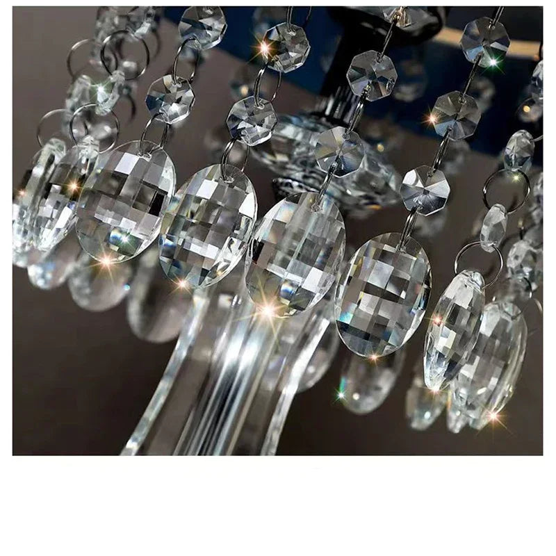 Contemporary Crystal Table Lamp Luxurious Living Room Bedroom Study LED Originality Bedside Desk Light