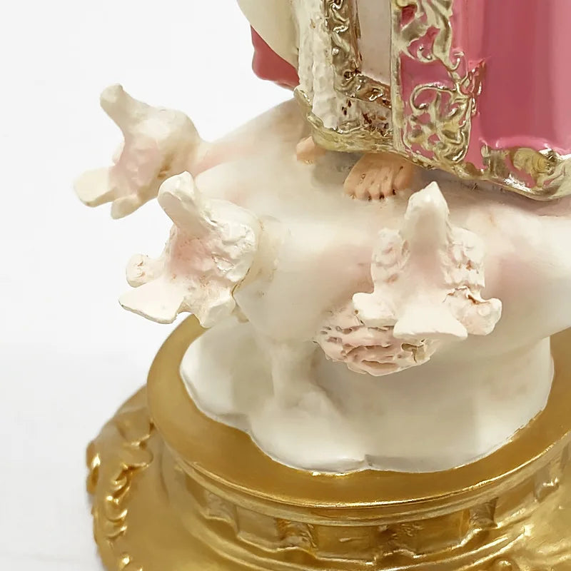 Catholic Statue Our Lady Of Fatima Statue Virgin MaryFigure For Home Tabletop Catholic Decor Statue Resin Figurine