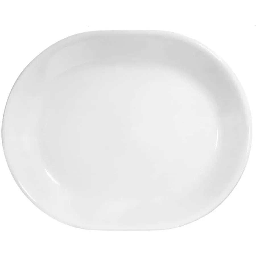 Vitrelle 38Piece Service for 12 Dinnerware Set Triple Layer Glass and Chip Resistant Lightweight Round Plates and Bowls Set Win