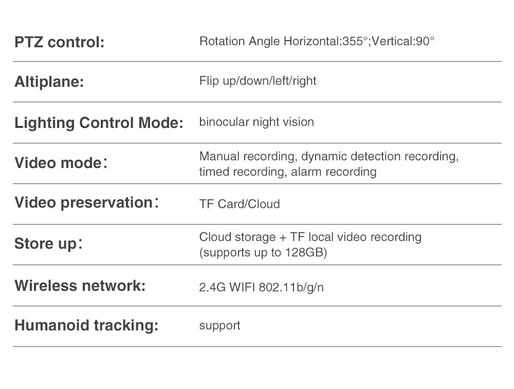Outdoor WiFi Security Camera – 1080P IP CCTV with Auto Tracking