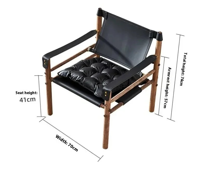Designer Vintage Accent Chair – Single Lounge Sofa Chair