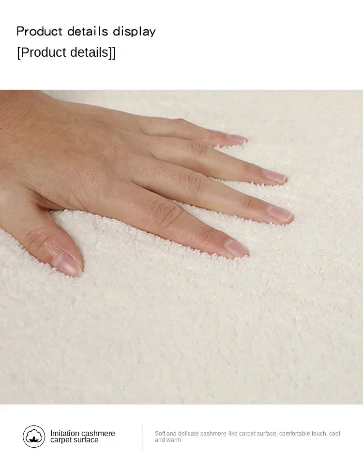 Cartoon Creative Soft Felt Rug Thick Bathroom Water Absorbing Anti-Slip Wool-Like Floor Mat Home Decoration